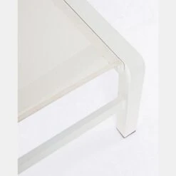 Bain De Soleil à Roulettes KONNOR Blanc -Promos Maison & Terrasse Boutique bain de soleil a roulettes konnor blanc 4