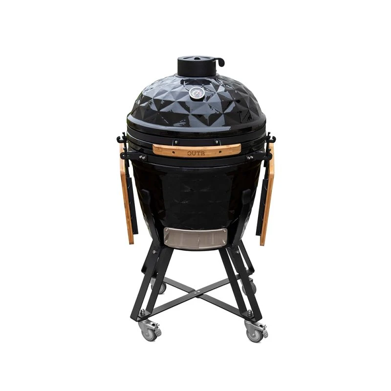Barbecue Céramique Kamado Large Diamond 56 Cm Noir 3 Barbecue Céramique Kamado Large Diamond 56 Cm Noir