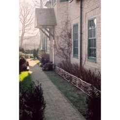 Bordure Pour Potager - Noisetier Tressage Horizontal - Avec Piquets - 3 Tailles Disponibles -Promos Maison & Terrasse Boutique bordure pour potager noisetier tressage horizontal avec piquets 3 tailles disponibles 2