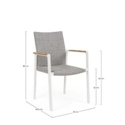 Promos Maison & Terrasse Boutique -Promos Maison & Terrasse Boutique fauteuil de jardin jalisco blanc 1