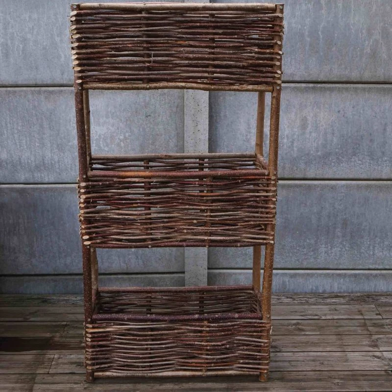 Jardinière Haute En Bois De Noisetier Tressé - 150 X 30 X 75 Cm 2 Jardinière Haute En Bois De Noisetier Tressé - 150 X 30 X 75 Cm