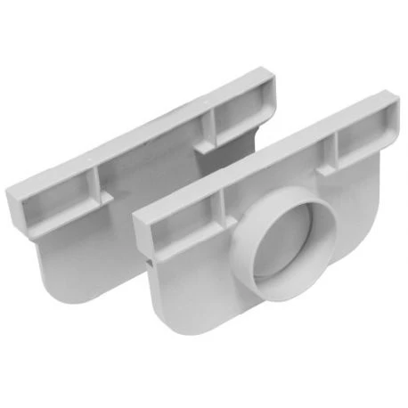 Kit De Fonds Ouvert/fermé (2 Pcs Par Sachet) Gris Pour Caniveau Standard 3 Kit De Fonds Ouvert/fermé (2 Pcs Par Sachet) Gris Pour Caniveau Standard