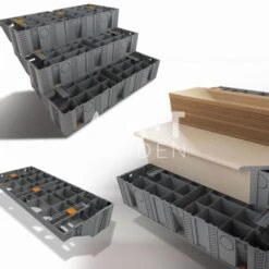 Marche Escalier Extérieur Modulable Modulesca 93.4 Cm 10 Marche Escalier Extérieur Modulable Modulesca 93.4 Cm -Promos Maison & Terrasse Boutique marche escalier exterieur modulable modulesca 934 cm 2