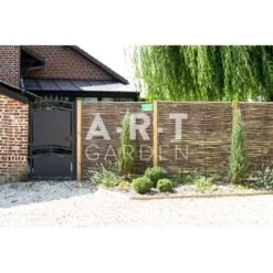 Produits populaires -Promos Maison & Terrasse Boutique panneau claustra en noisetier tresse en horizontal qualite pro cloture naturelle bois 1 1