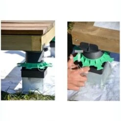 Plot Terrasse Réglable 20/90 Mm Pour Pieu Métallique Jouplast Elevo -Promos Maison & Terrasse Boutique plot terrasse reglable 20 90 mm pour pieu metallique jouplast elevo 3