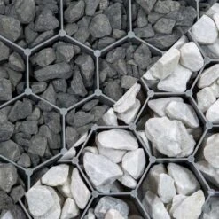 Stabilisateur De Gravier 0,96 M² - Gris - 120 X 80 X 3 Cm Gris - Rinno Gravel -Promos Maison & Terrasse Boutique stabilisateur de gravier 096 m gris 120 x 80 x 3 cm gris rinno gravel 3